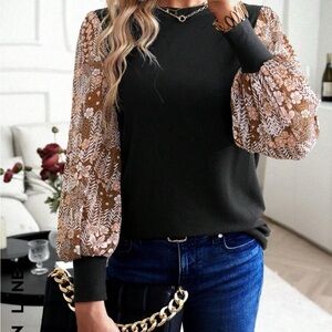 ⭕️ 5/$5 ⭕️ Long sleeve blouse large